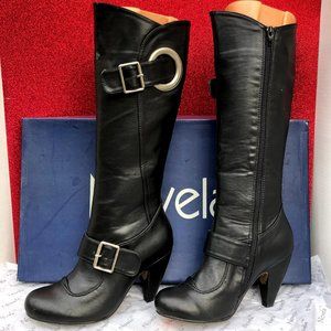 Novela Knee-High Black Boots
